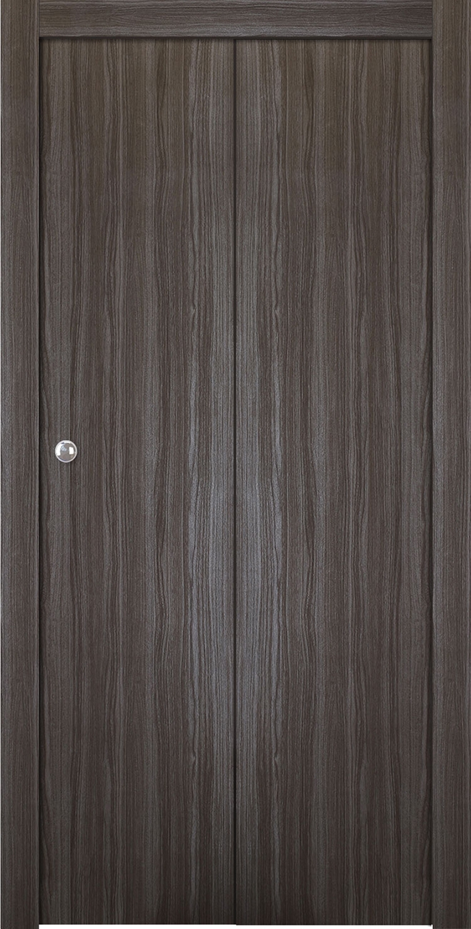 PALLADIO GRAY OAK BI-FOLD DOORS BELLDINNI MODERN INTERIOR DOOR - 1
