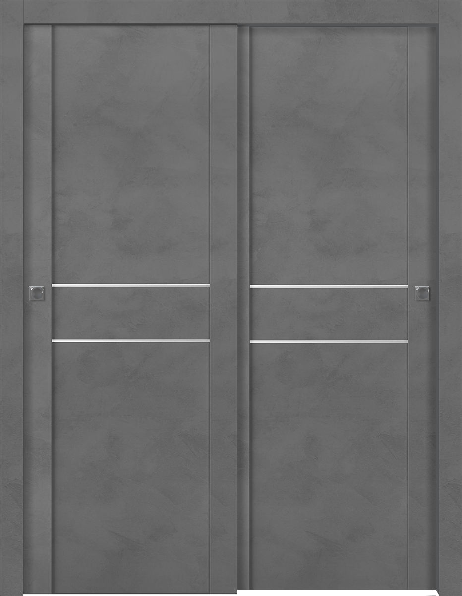 AVON 01 2HN DARK URBAN BYPASS DOORS BELLDINNI MODERN INTERIOR DOOR - 1
