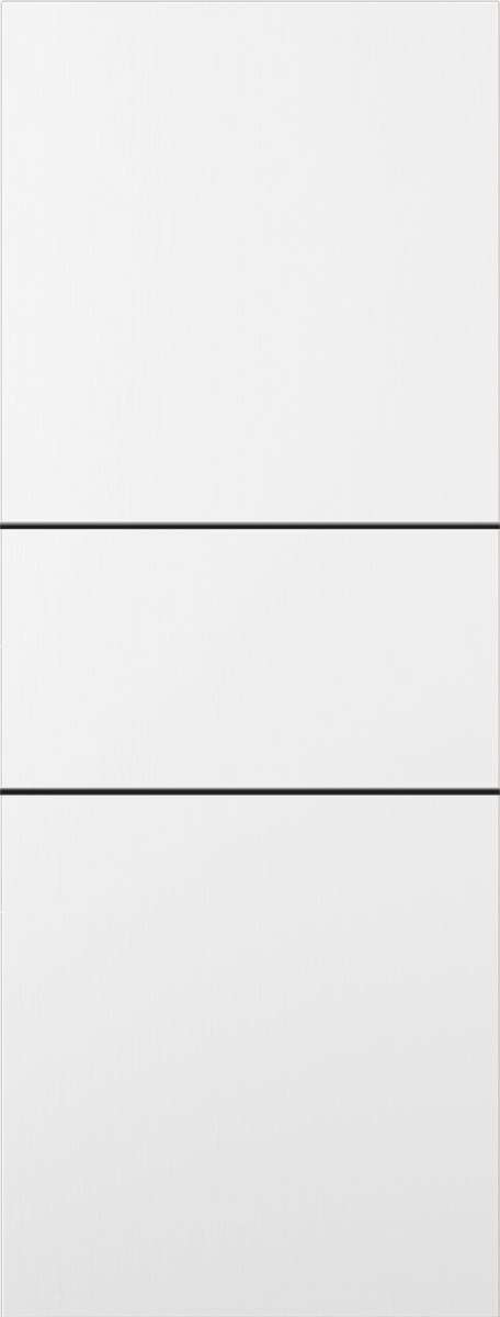 PALLADIO 2H BLACK BIANCO NOBLE SLAB DOORS BELLDINNI MODERN INTERIOR DOOR - 1