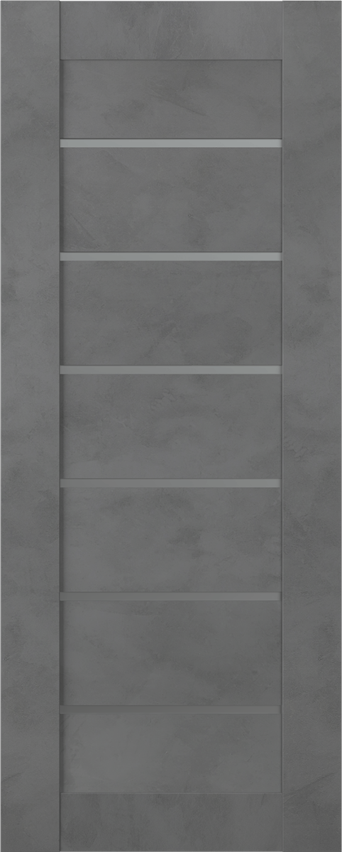 AVON 07-02 VETRO DARK URBAN BARN BELLDINNI MODERN INTERIOR DOOR - 2