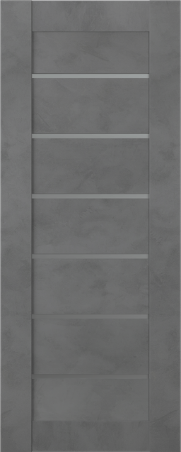 AVON 07-02 VETRO DARK URBAN BARN BELLDINNI MODERN INTERIOR DOOR - 2