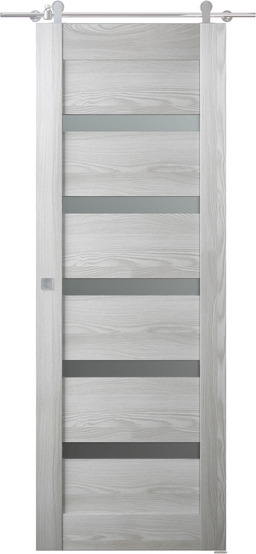 AVON 07-04 VETRO RIBEIRA ASH BARN BELLDINNI MODERN INTERIOR DOOR - 1