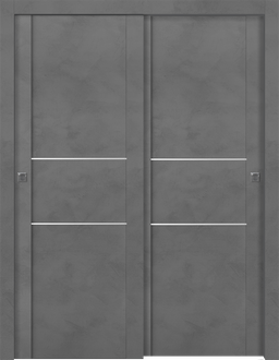 AVON 01 2H DARK URBAN BYPASS DOORS BELLDINNI MODERN INTERIOR DOOR - 1