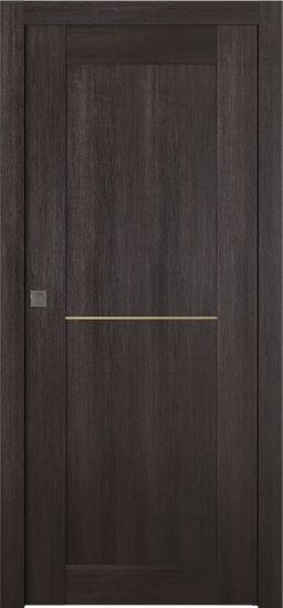 AVON 07 1H GOLD VERALINGA OAK POCKET BELLDINNI MODERN INTERIOR DOOR - 1