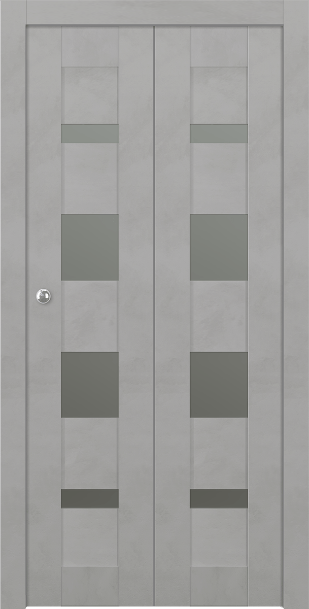AVON 07-01 VETRO LIGHT URBAN BI-FOLD BELLDINNI MODERN INTERIOR DOOR - 1