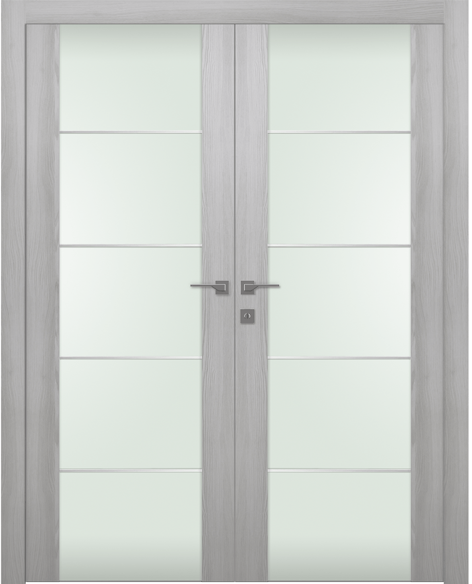 AVON 202 4H VETRO RIBEIRA ASH CLOSET BELLDINNI MODERN INTERIOR DOOR - 1