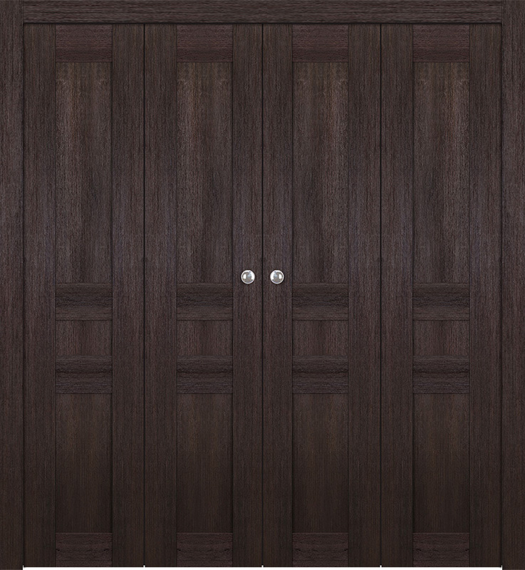 AVON 07 2R VERALINGA OAK DOUBLE BI-FOLD BELLDINNI MODERN INTERIOR DOOR - 1