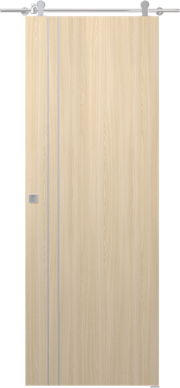 OPTIMA 2V LOIRE ASH DOUBLE BARN DOORS BELLDINNI MODERN INTERIOR DOOR - 1