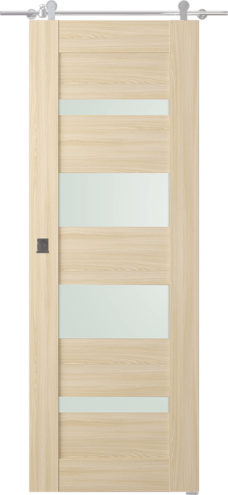 AVON 07-01 VETRO LOIRE ASH BARN DOORS BELLDINNI MODERN INTERIOR DOOR - 1