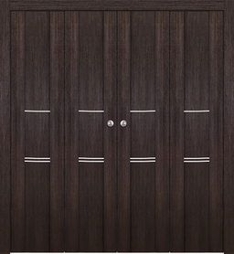 AVON 01 3H VERALINGA OAK DOUBLE BI-FOLD BELLDINNI MODERN INTERIOR DOOR - 1