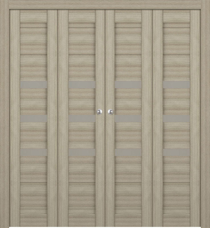 DORA VETRO SHAMBOR DOUBLE BI-FOLD BELLDINNI MODERN INTERIOR DOOR - 1