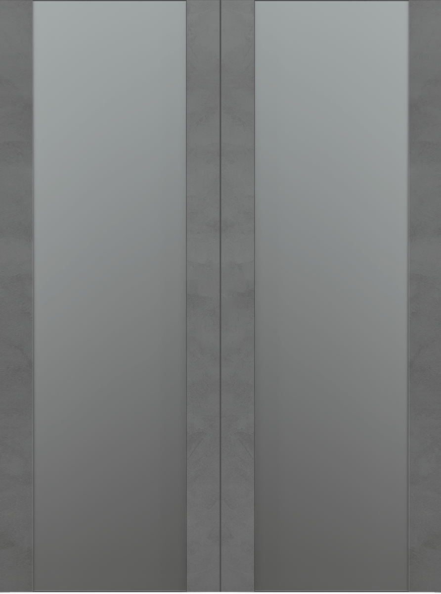 AVON 202 VETRO DARK URBAN DOUBLE BELLDINNI MODERN INTERIOR DOOR - 2