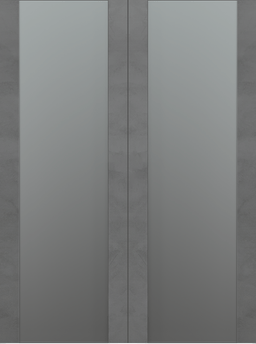 AVON 202 VETRO DARK URBAN DOUBLE BELLDINNI MODERN INTERIOR DOOR - 2