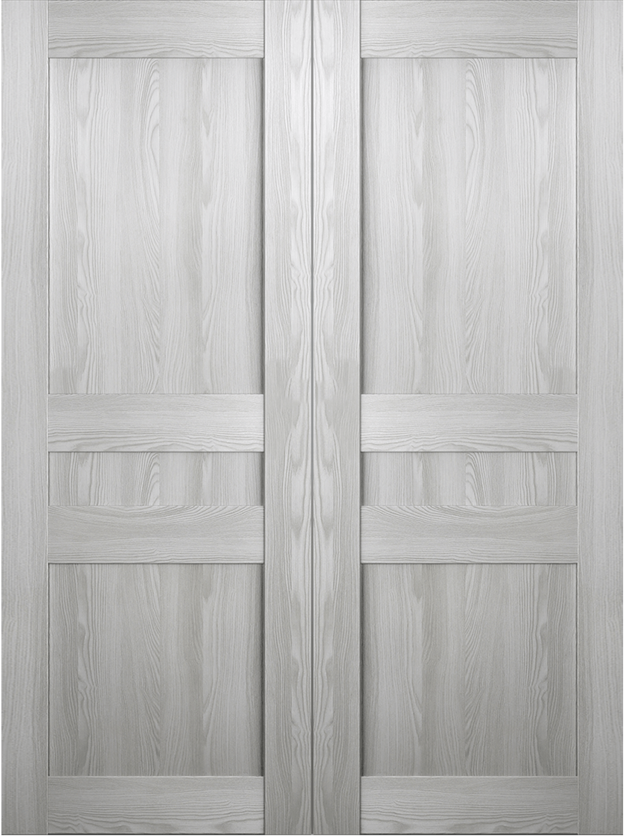 AVON 07 2R RIBEIRA ASH DOUBLE BARN BELLDINNI MODERN INTERIOR DOOR - 2