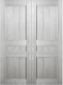 AVON 07 2R RIBEIRA ASH DOUBLE BARN BELLDINNI MODERN INTERIOR DOOR - 2