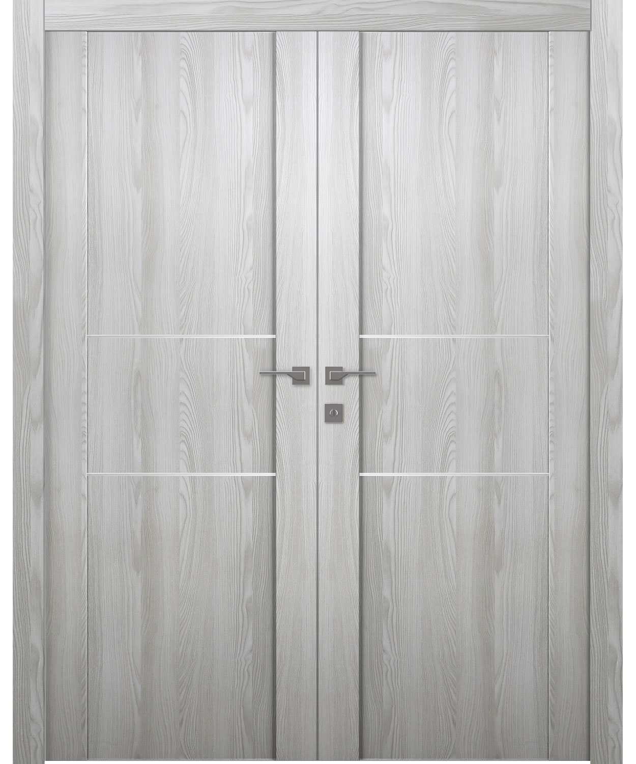 AVON 01 2H RIBEIRA ASH DOUBLE BELLDINNI MODERN INTERIOR DOOR - 1