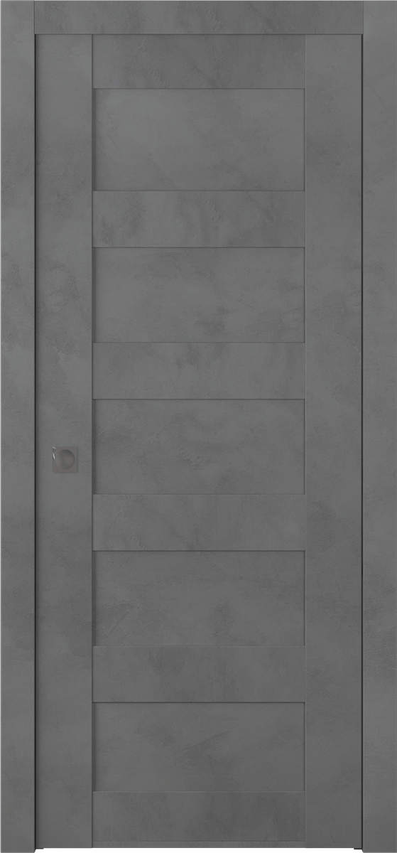 AVON 07 4R DARK URBAN POCKET BELLDINNI MODERN INTERIOR DOOR - 1