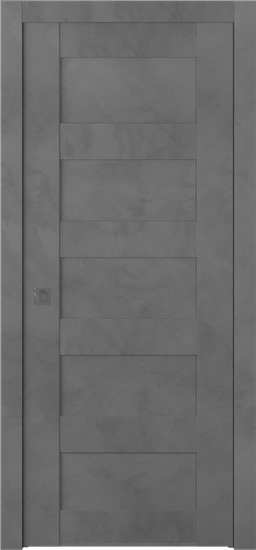 AVON 07 4R DARK URBAN POCKET BELLDINNI MODERN INTERIOR DOOR - 1