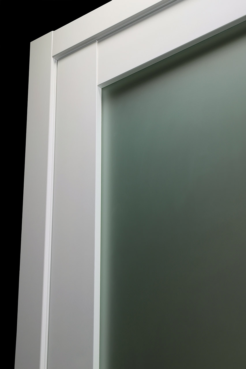 SMART PRO 5 LITE VETRO POLAR WHITE DOUBLE BELLDINNI MODERN INTERIOR DOOR - 8