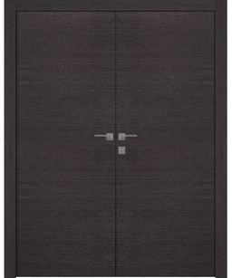 AVANTI BLACK APRICOT DOUBLE BELLDINNI MODERN INTERIOR DOOR - 1