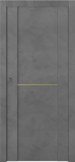 AVON 01 1H GOLD DARK URBAN POCKET DOORS BELLDINNI MODERN INTERIOR DOOR - 1