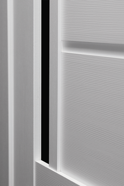 Esta Black Vetro Bianco Noble Swing Belldinni Modern Interior Door - 5