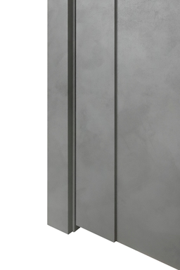 AVON 101 VETRO DARK URBAN INVISIBLE METAL FRAME BELLDINNI MODERN INTERIOR DOOR - 4