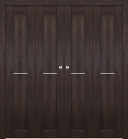 AVON 07 1H VERALINGA OAK DOUBLE BI-FOLD BELLDINNI MODERN INTERIOR DOOR - 1