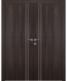 OPTIMA 2V VERALINGA OAK DOUBLE BELLDINNI MODERN INTERIOR DOOR - 1