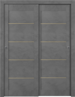 AVON 07 4H GOLD DARK URBAN BYPASS BELLDINNI MODERN INTERIOR DOOR - 1