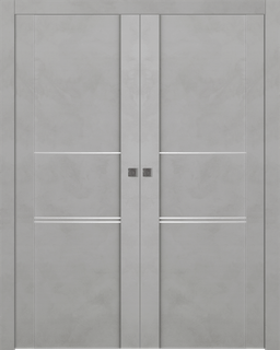 AVON 01 3H LIGHT URBAN DOUBLE POCKET DOORS BELLDINNI MODERN INTERIOR DOOR - 1