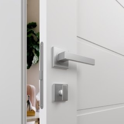 ERMI SNOW WHITE DOUBLE INVISIBLE METAL FRAME BELLDINNI MODERN INTERIOR DOOR - 3