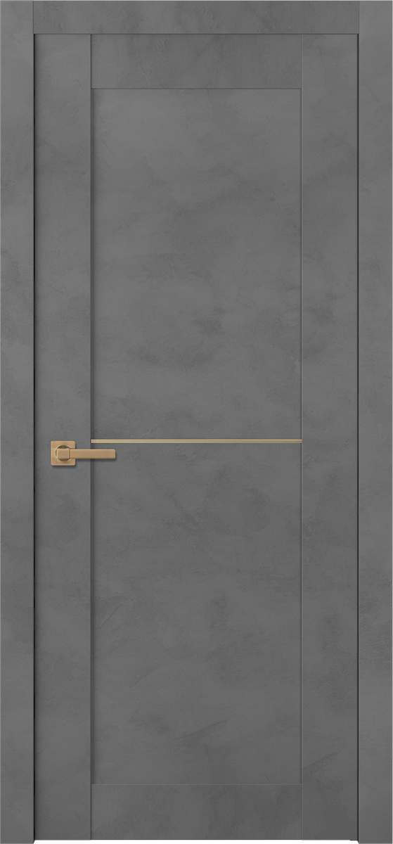 AVON 07 1H GOLD DARK URBAN SWING BELLDINNI MODERN INTERIOR DOOR - 1