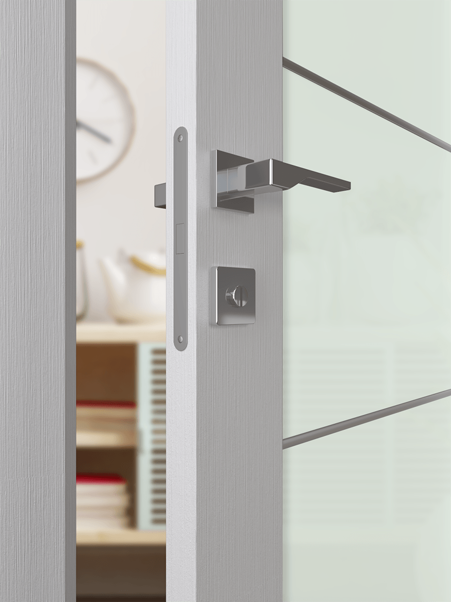 PALLADIO 202 4H VETRO BIANCO NOBLE CLOSET BELLDINNI MODERN INTERIOR DOOR - 2