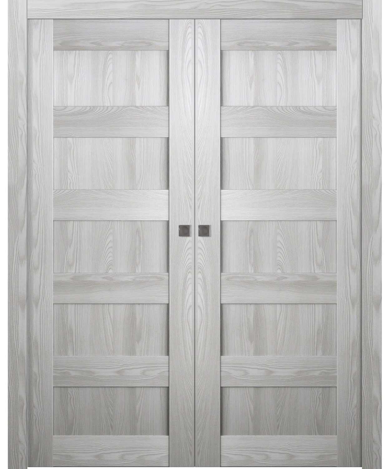 AVON 07 4R RIBEIRA ASH DOUBLE POCKET BELLDINNI MODERN INTERIOR DOOR - 1