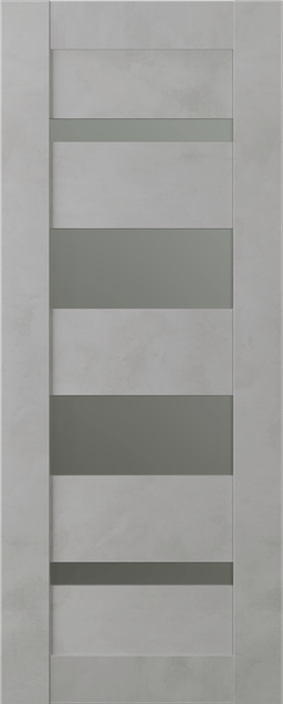 AVON 07-01 VETRO LIGHT URBAN SLAB BELLDINNI MODERN INTERIOR DOOR - 1