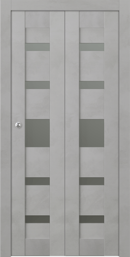 AVON 07-05 VETRO LIGHT URBAN BI-FOLD BELLDINNI MODERN INTERIOR DOOR - 1