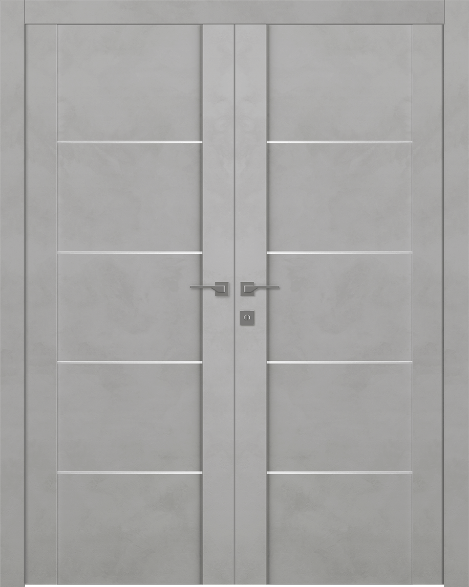 AVON 01 4H LIGHT URBAN DOUBLE BELLDINNI MODERN INTERIOR DOOR - 1