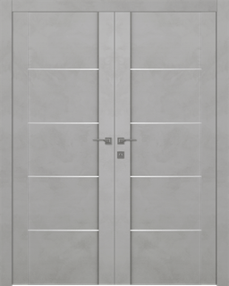 AVON 01 4H LIGHT URBAN DOUBLE BELLDINNI MODERN INTERIOR DOOR - 1