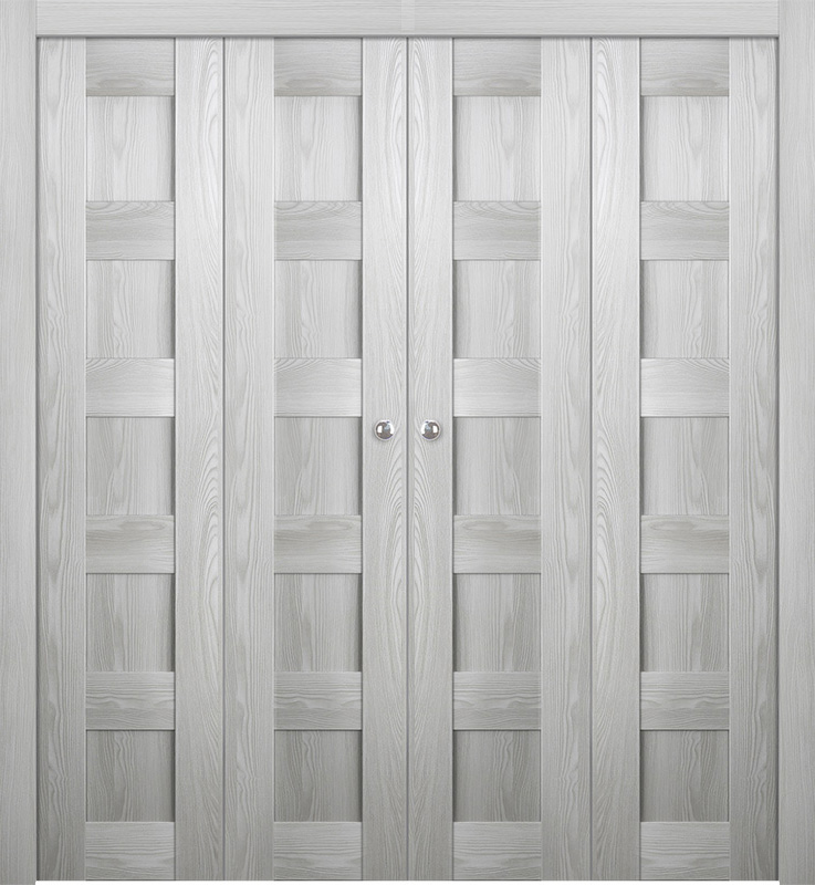AVON 07 4R RIBEIRA ASH DOUBLE BI-FOLD BELLDINNI MODERN INTERIOR DOOR - 1