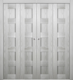 AVON 07 4R RIBEIRA ASH DOUBLE BI-FOLD BELLDINNI MODERN INTERIOR DOOR - 1