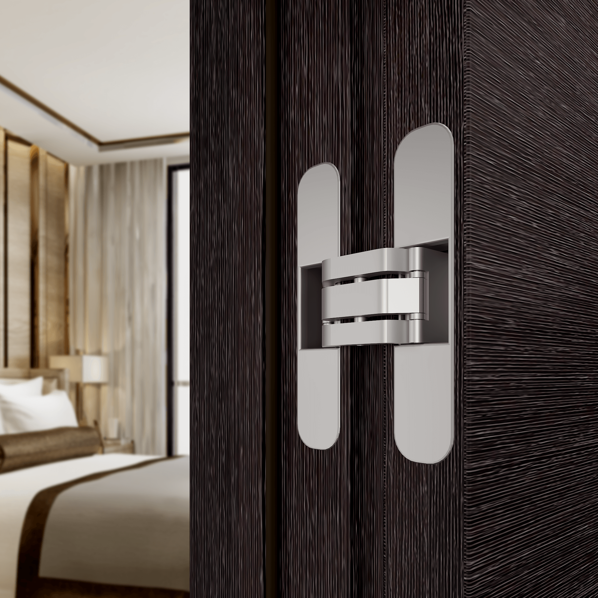 AVANTI 4H BLACK APRICOT SWING BELLDINNI MODERN INTERIOR DOOR - 3