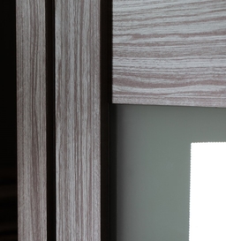 PALLADIO 207 VETRO GRAY OAK POCKET BELLDINNI MODERN INTERIOR DOOR - 3