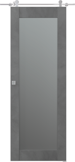AVON 207 VETRO DARK URBAN BARN BELLDINNI MODERN INTERIOR DOOR - 1