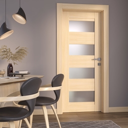 AVON 07-08 VETRO LOIRE ASH SWING DOORS BELLDINNI MODERN INTERIOR DOOR - 2