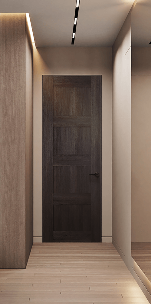 AVON 07 3R VERALINGA OAK INVISIBLE METAL FRAME BELLDINNI MODERN INTERIOR DOOR - 2