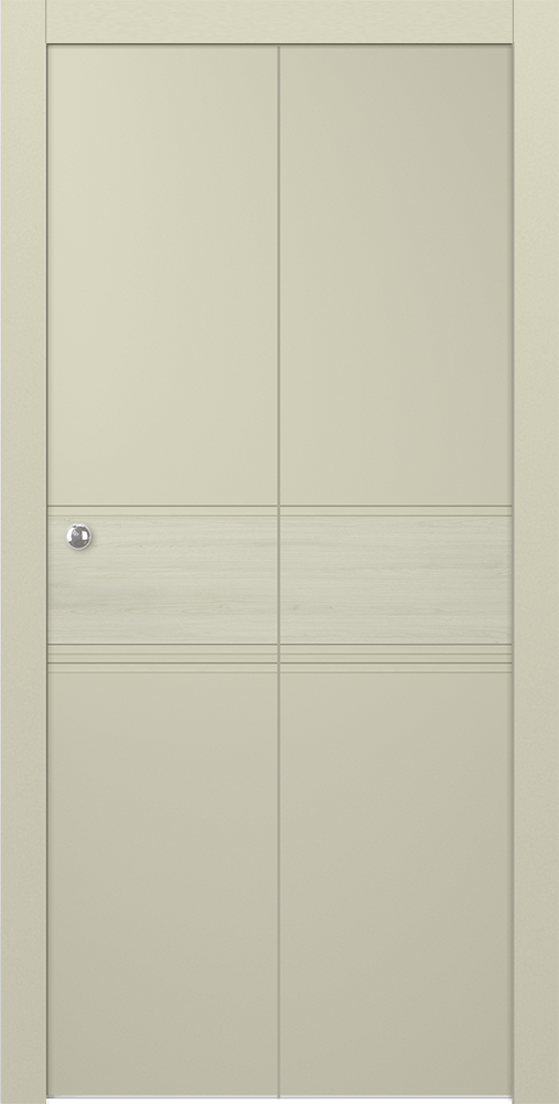 TWINWOOD 2 IVORY BI-FOLD BELLDINNI MODERN INTERIOR DOOR - 1