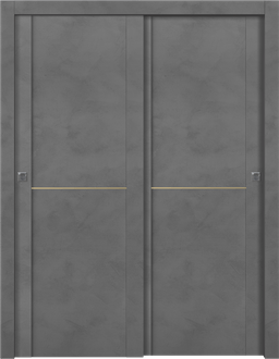 AVON 01 1H GOLD DARK URBAN BYPASS DOORS BELLDINNI MODERN INTERIOR DOOR - 1