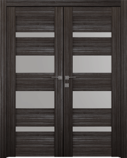 MIRELLA VETRO GRAY OAK CLOSET BELLDINNI MODERN INTERIOR DOOR - 1