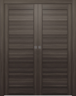 ERMI GRAY OAK DOUBLE POCKET BELLDINNI MODERN INTERIOR DOOR - 1